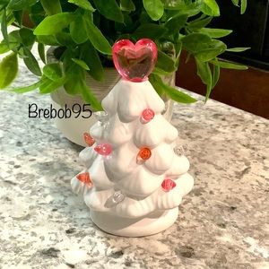 Valentines Day Light up ceramic tree